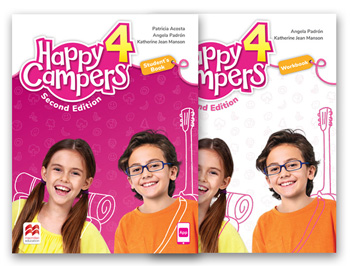 Happy campers 2nd ed. student´s book + dsb + workbook pack 4