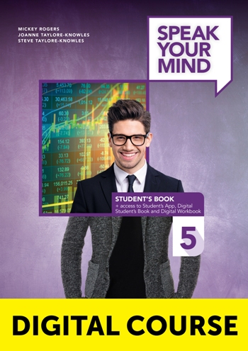 Speak your mind level 5 Student´s book with student´s app