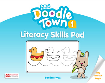 Doodle town 2nd ed. literacy skills pad 1