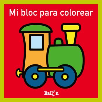 Mi bloc para colorear- tren